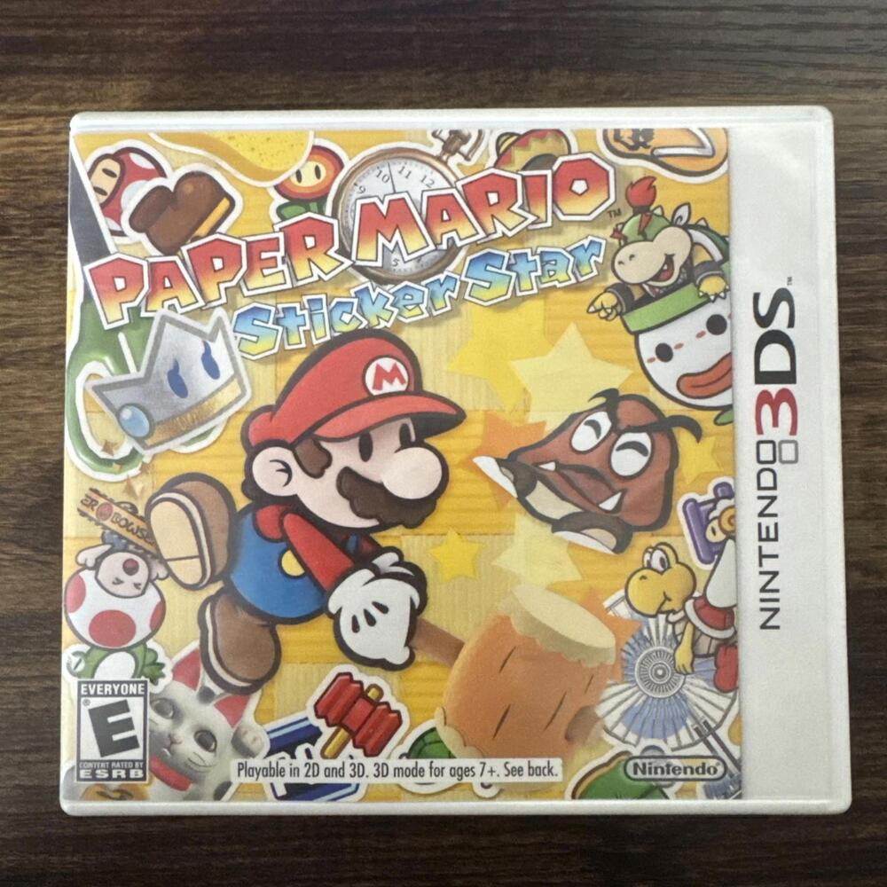 Paper Mario Super Star Nintendo 3DS Nintendo  *CLEAN*